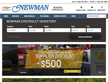 Tablet Screenshot of north2newman.com